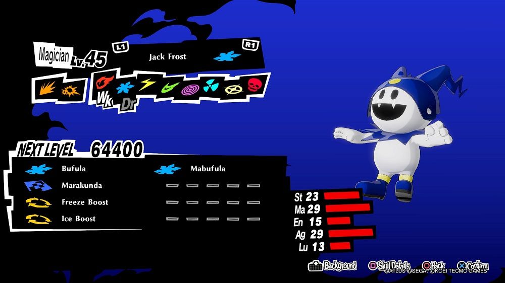 Persona 5 Strikers Jack Frost