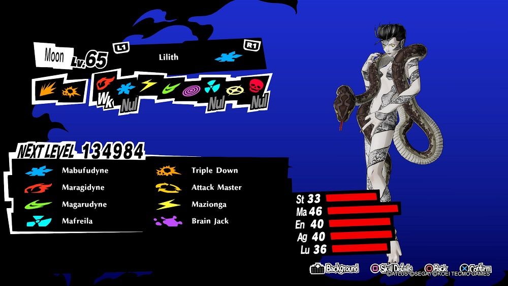 Persona 5 Strikers Lilith