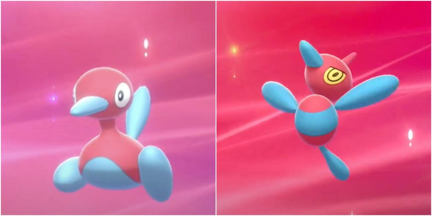 Porygon2 And Porygon-Z Evolutionary Line Pokemon Sword And Shield