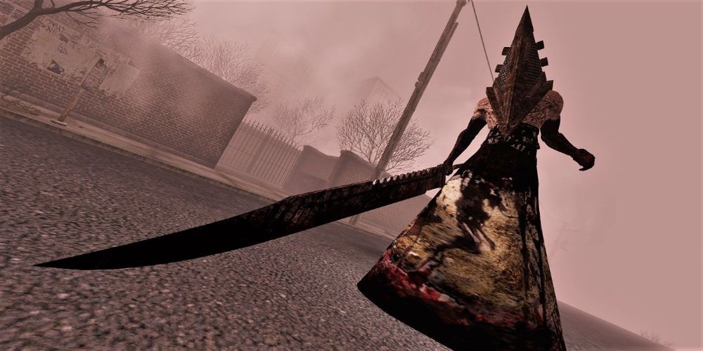 Pyramid Head from Silent Hill.