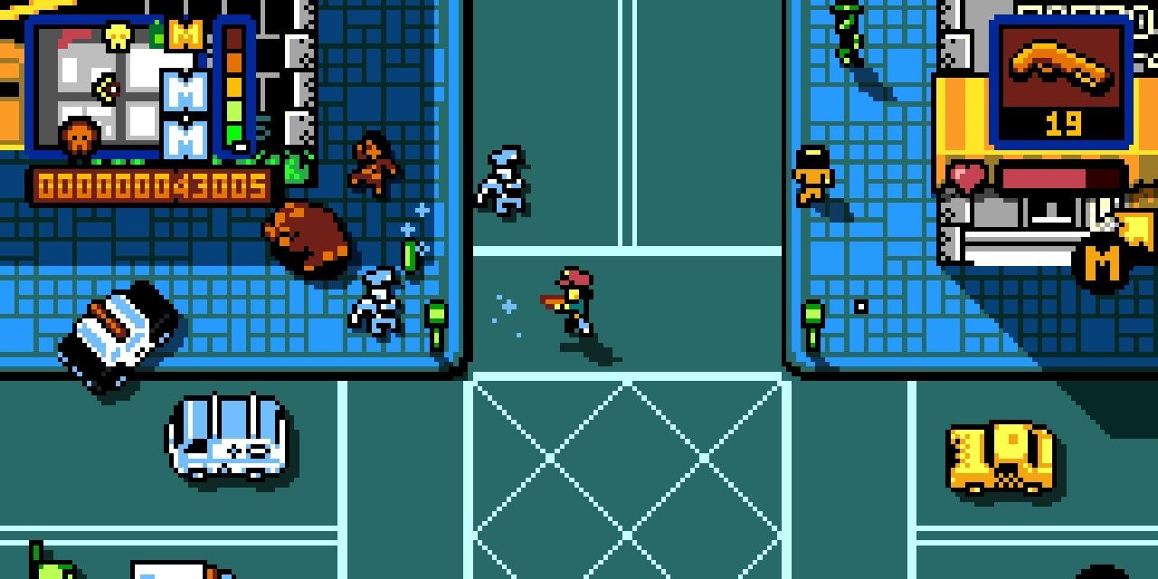 Retro City Rampage DX Police Confronting Criminal