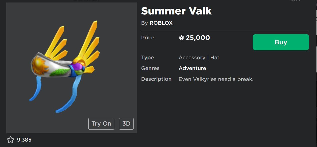 Roblox Summer Valk