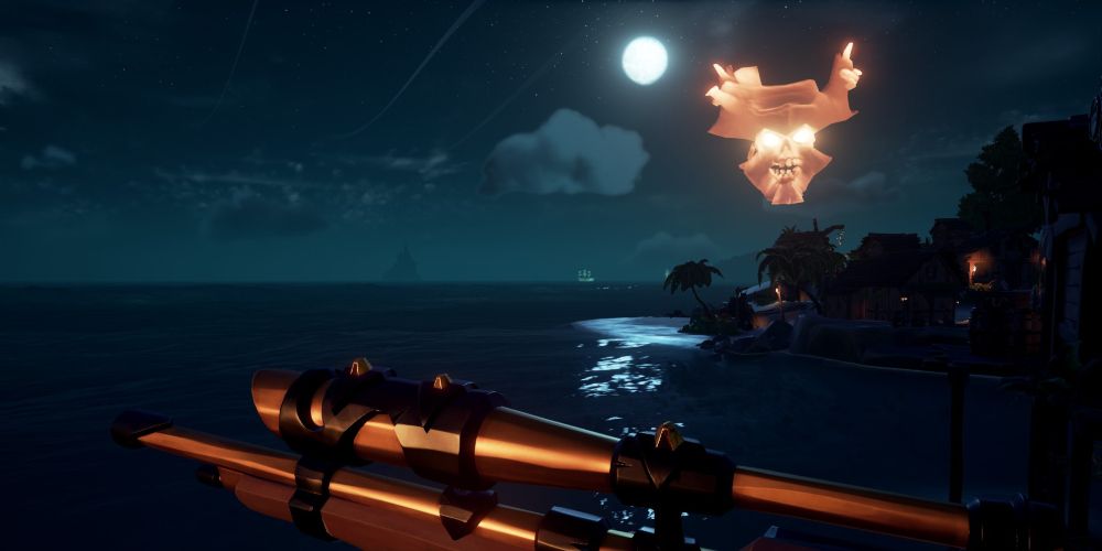 Sea Of Thieves flameheart in the sky