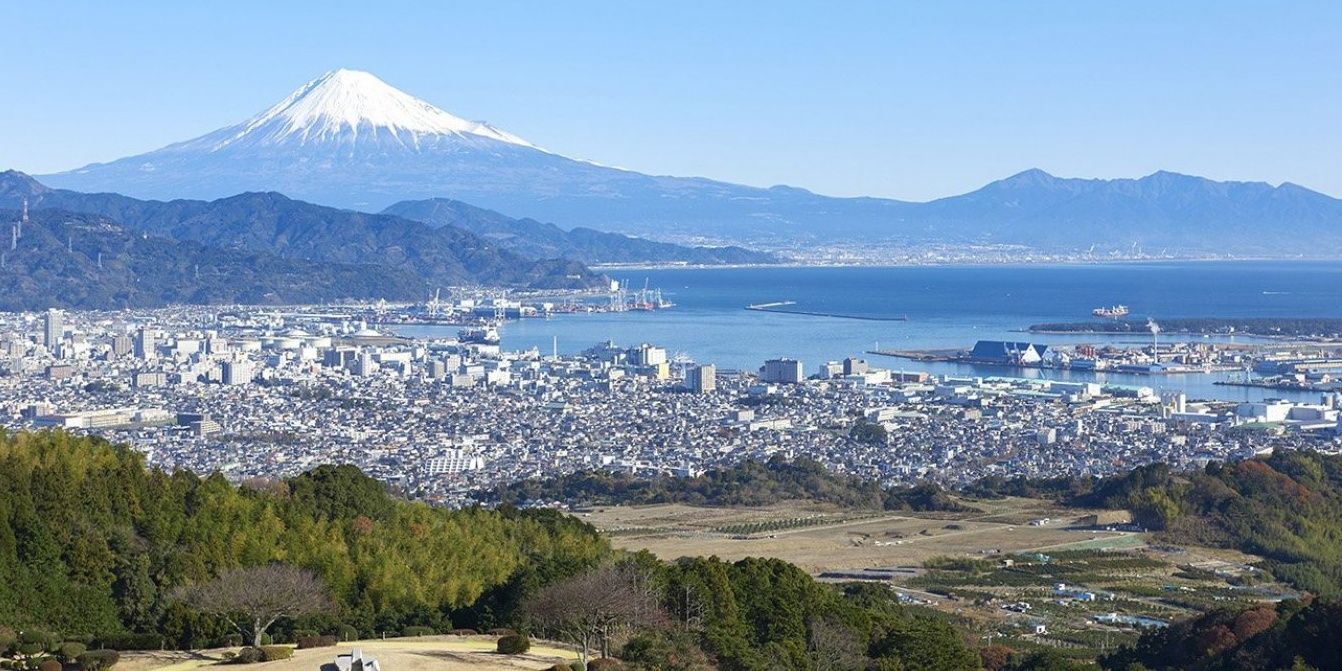 Shizuoka City, Japan, which New Bark Town in Pokemon is based on