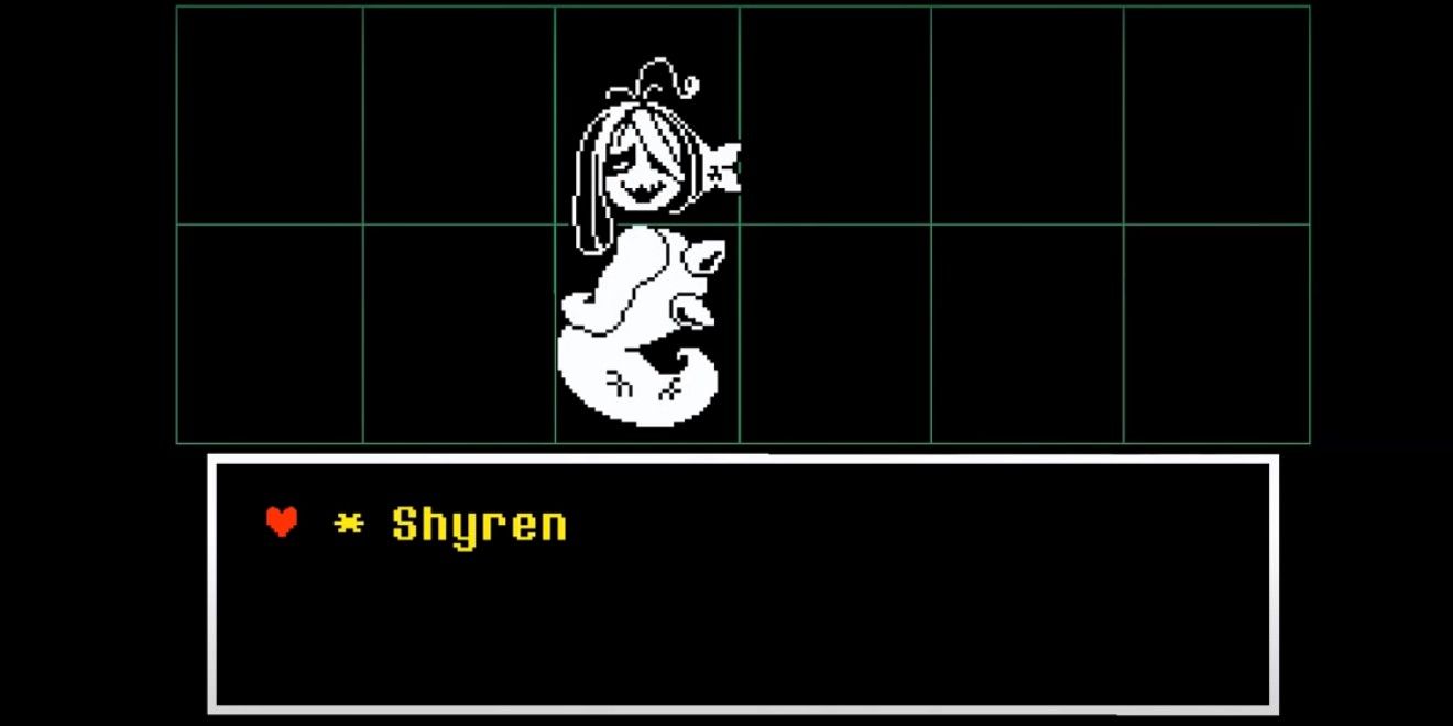 Shyren in battle from Undertale