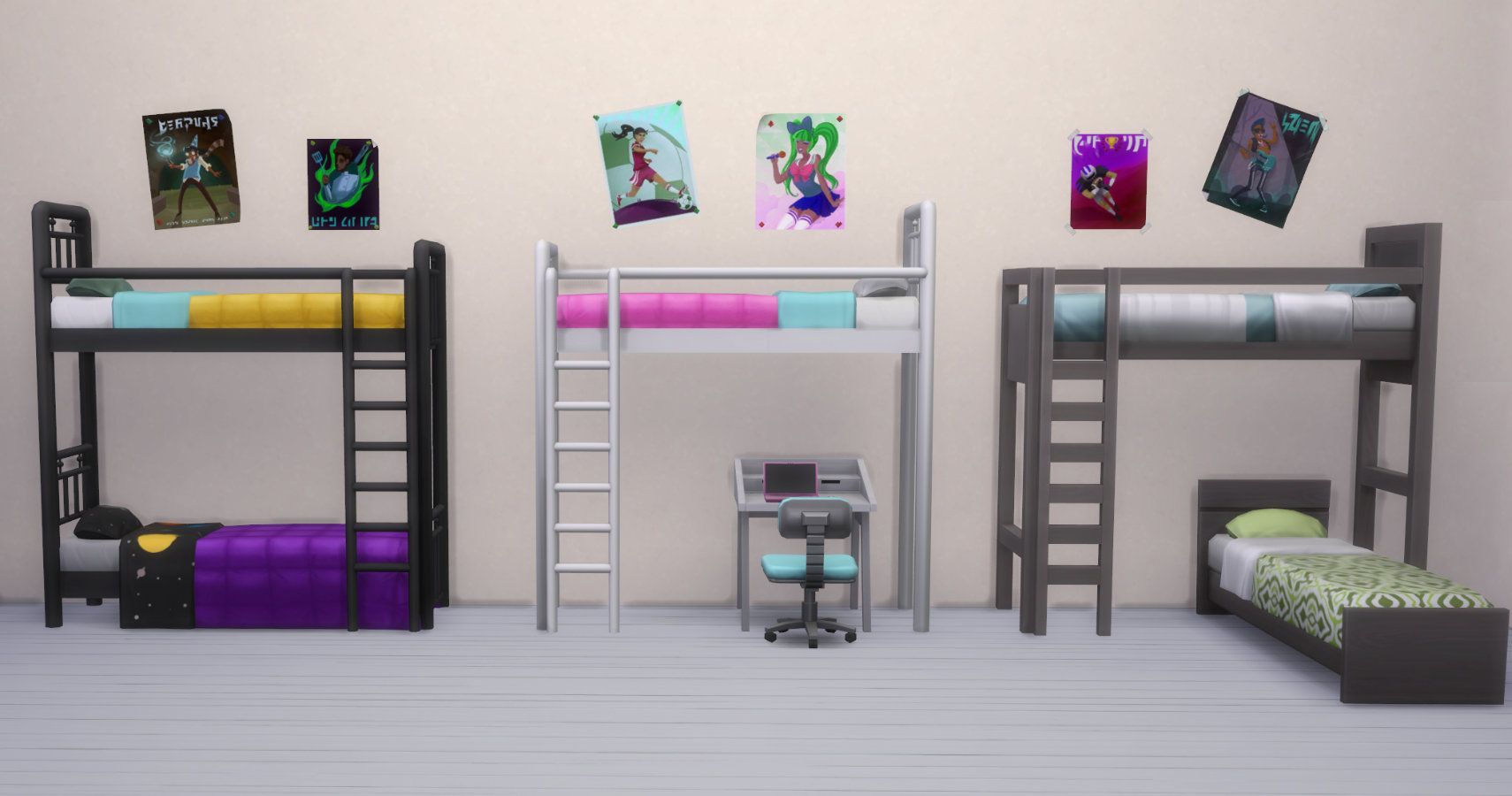 Sims 4 Free Update Adds Diverse Artwork Trait Enhancements And Bunk Beds