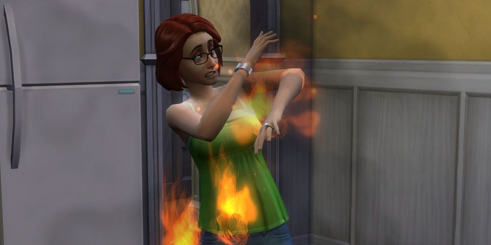 eliza pancakes on fire