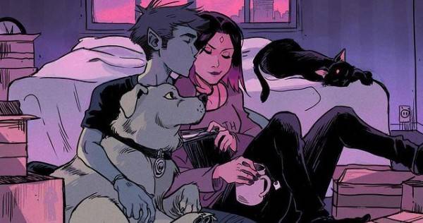 Beast Boy And Raven Are Finally An Official Couple In Dc Comics Beast Boy And Raven Are Finally An Official Couple In Dc Comics