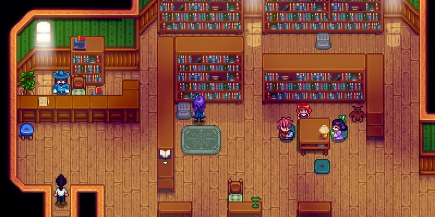 Stardew Valley Museum Library Inside Pelican Town Abigail Penny Jaz Vincent Gunther