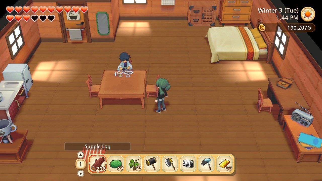 Story of Seasons Pioneers of Olive Town Iori living in the player's house