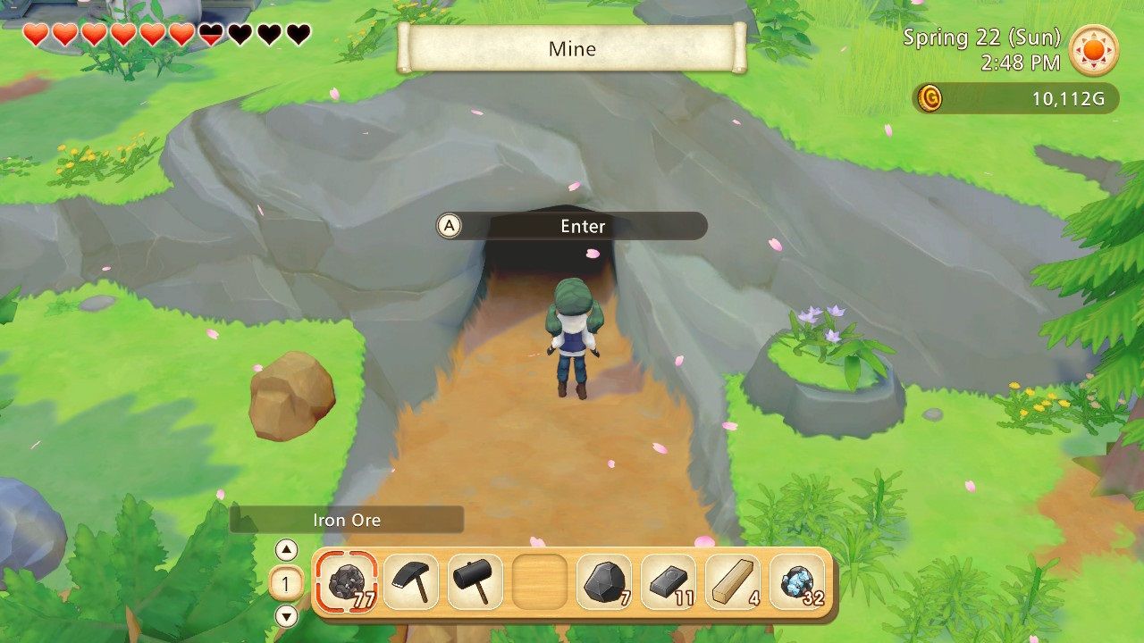 Story of Seasons Pioneers of Olive Town Second mine entrance