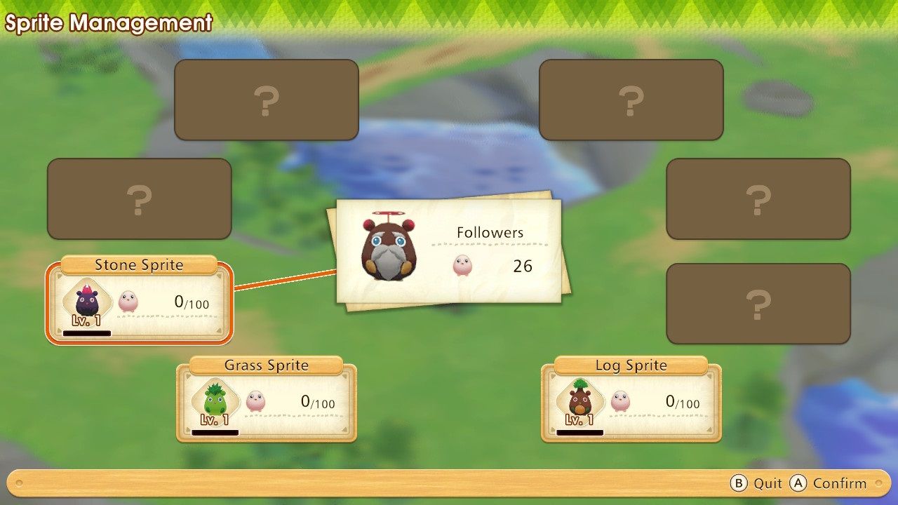 Story of Seasons Pioneers of Olive Town earth sprite management