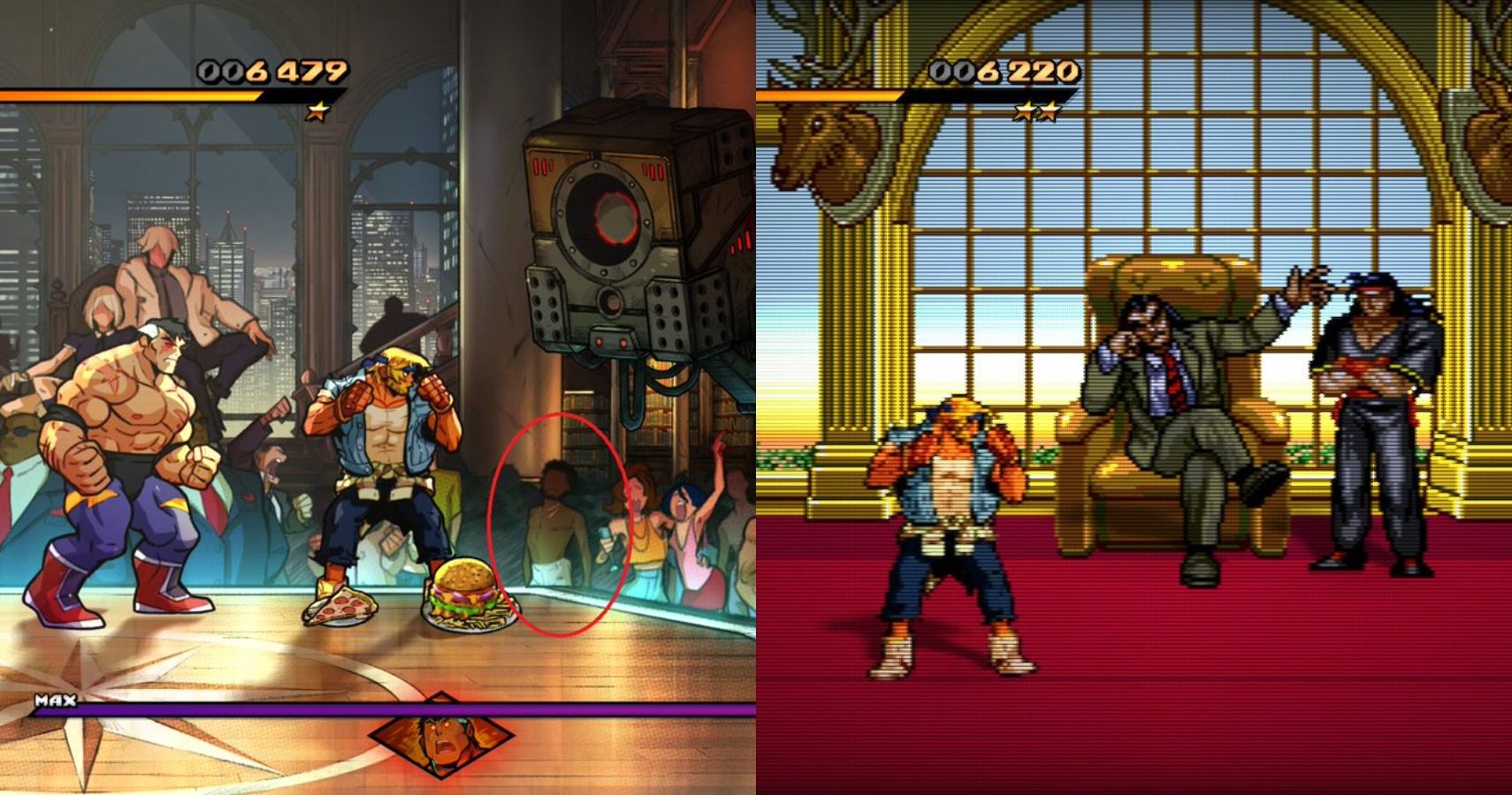 Streets of Rage 4 Trivia Featured Split Image