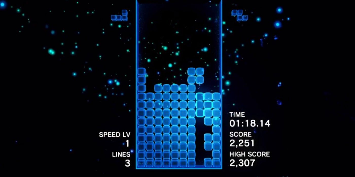 Tetris Effect Connected gameplay Journey Mode T-spin