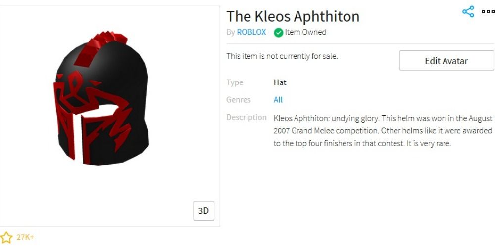Roblox The Kleos Aphthiton