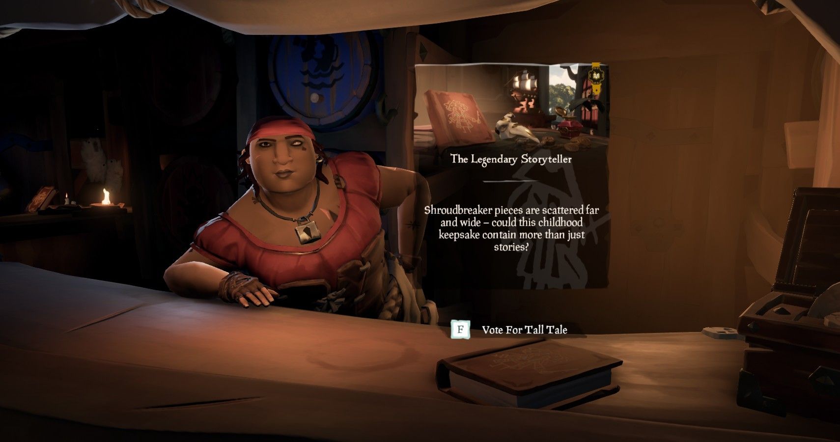 The Legendary Storyteller in Sea of Thieves