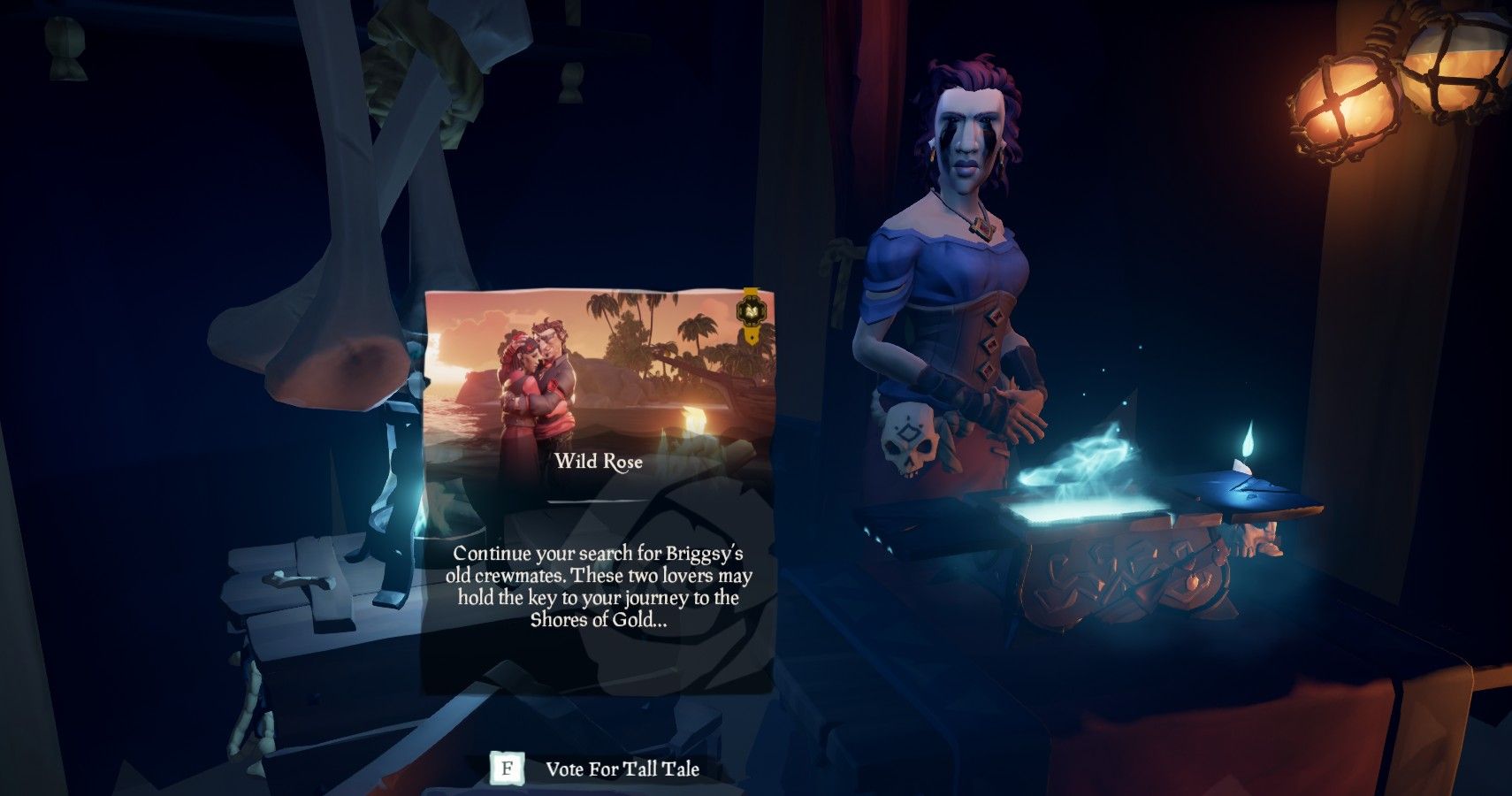 The Wild Rose Tall Tale In Sea Of Thieves