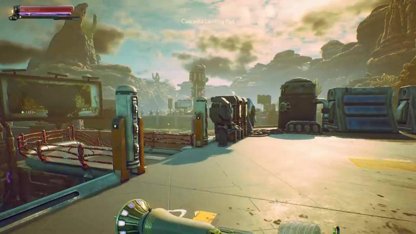 Outer worlds rooftop with a new filter