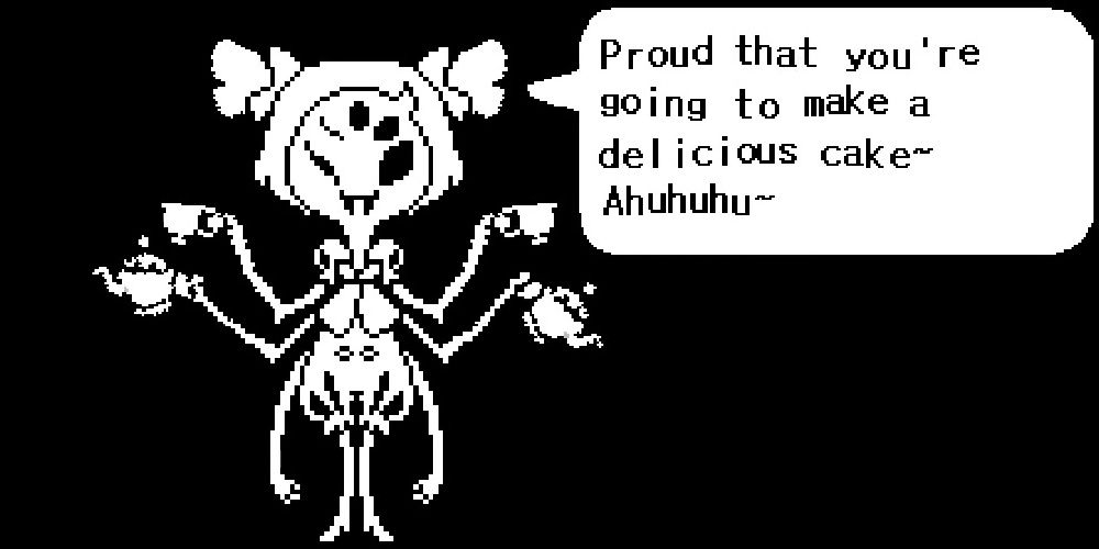 Dialogue From The Boss Battle With Muffet In Undertale