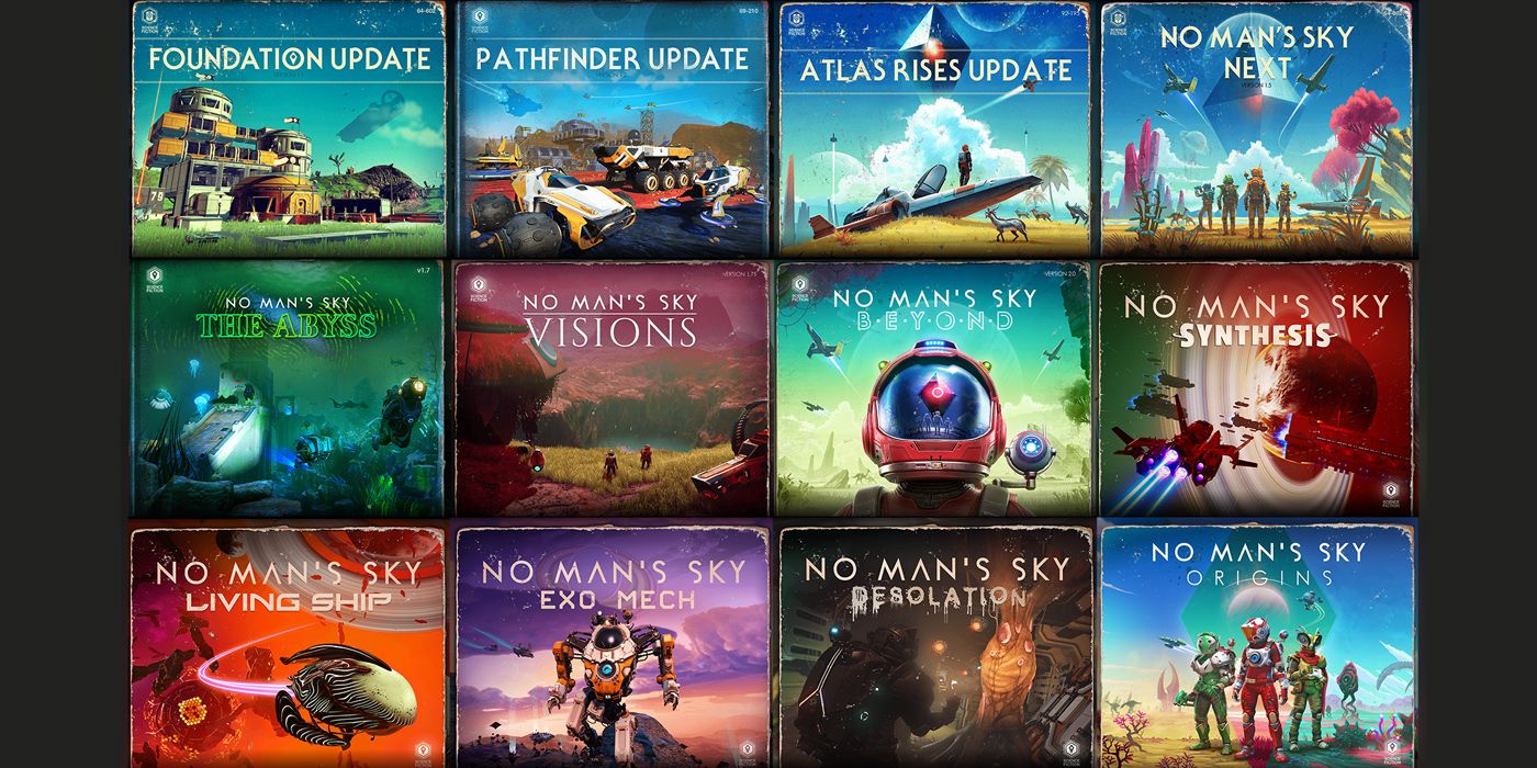 No Man's Sky: A Chart Of The Many Updates Dropped Since Release