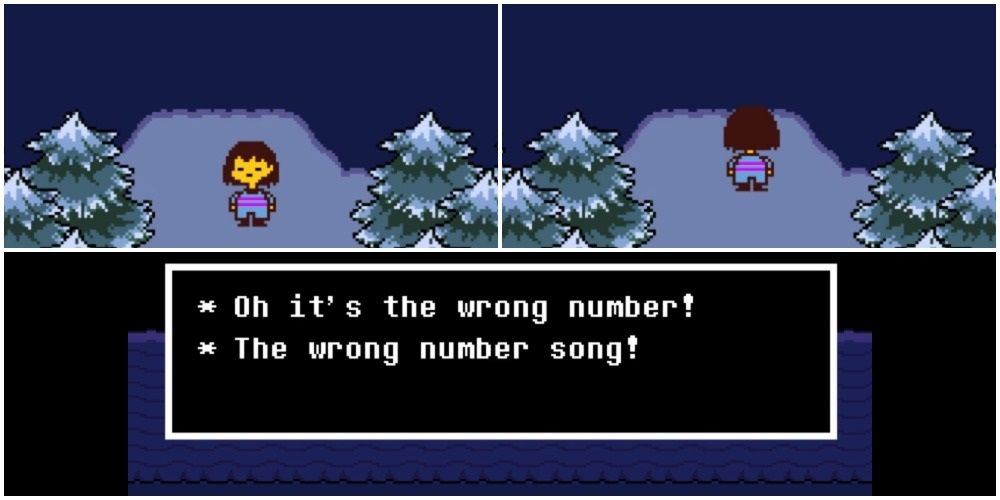 Wrong Number Song Undertale RPG Video Game