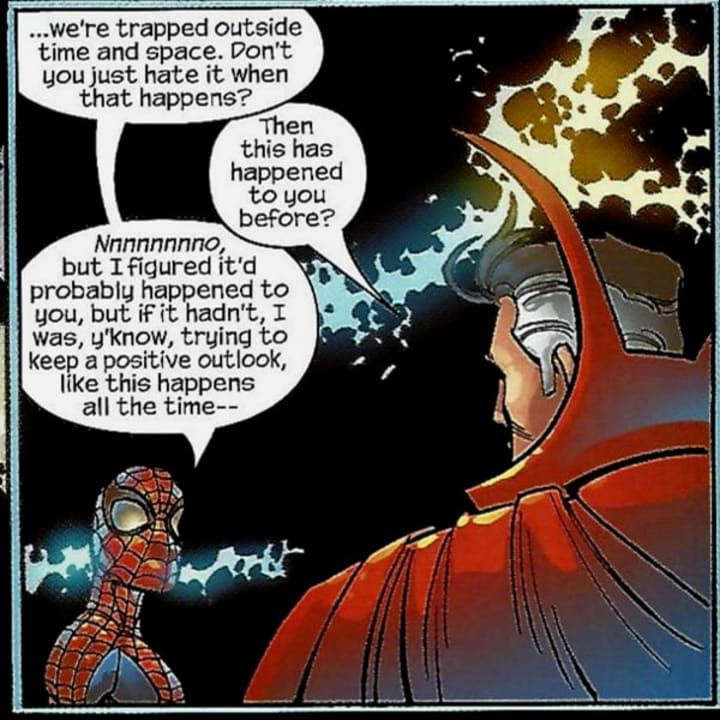 amazing spider-man issue 500 happy birthday doctor strange conversation