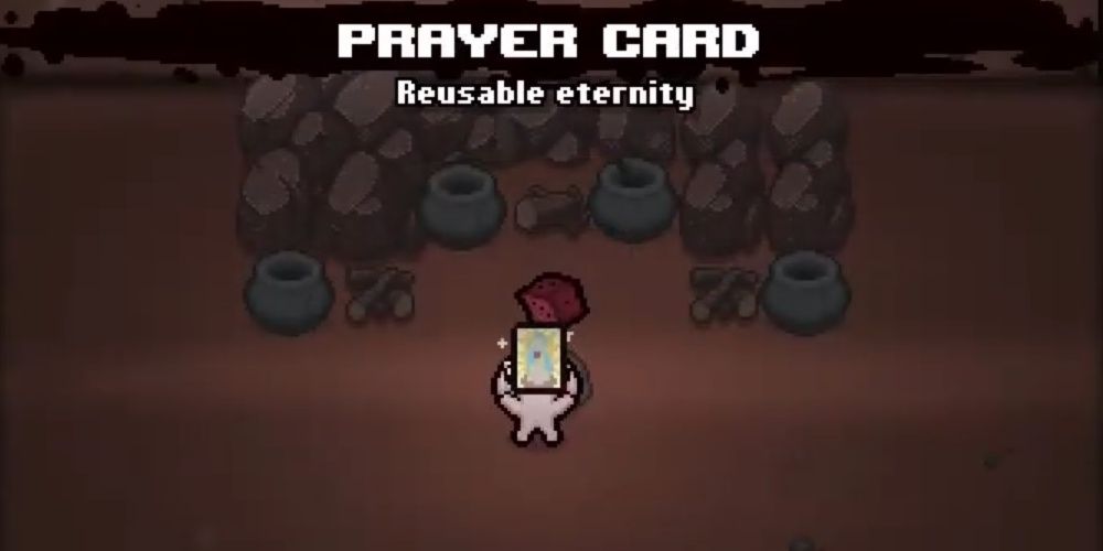 Finding The Prayer Card In The Binding Of Isaac