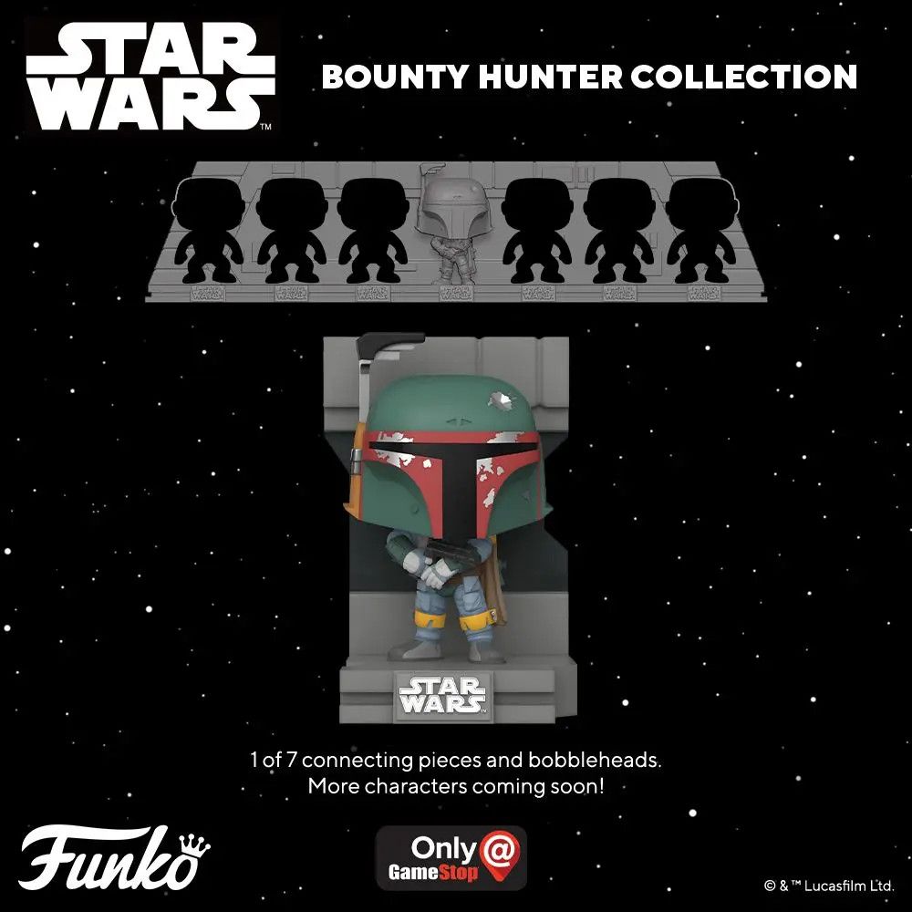 boba fett gamestop exclusive bounty hunter collection