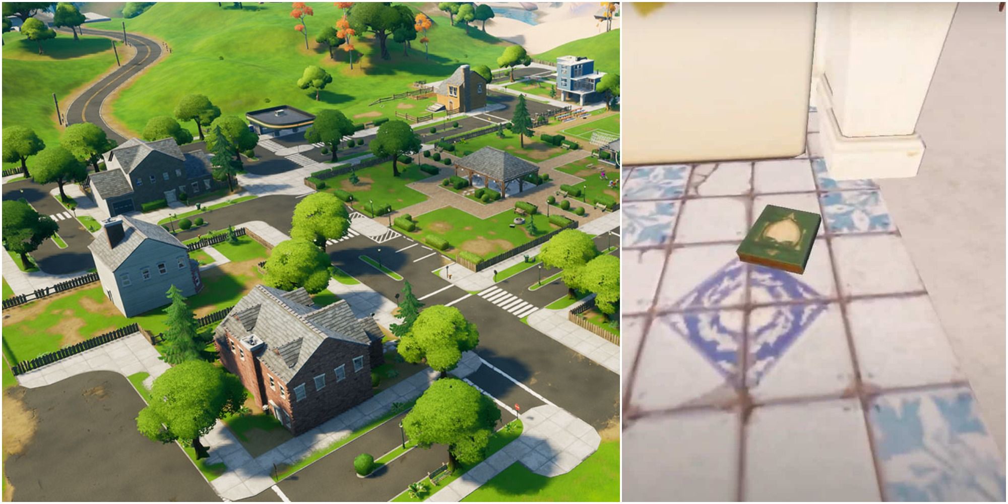 Fortnite How To Collect Cookbooks From Pleasant Park And Craggy Cliffs