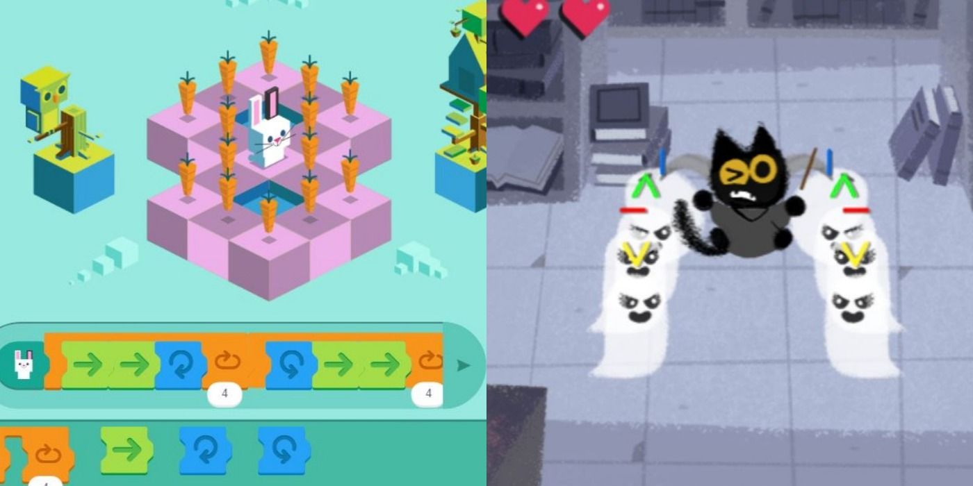 popular google doodle games