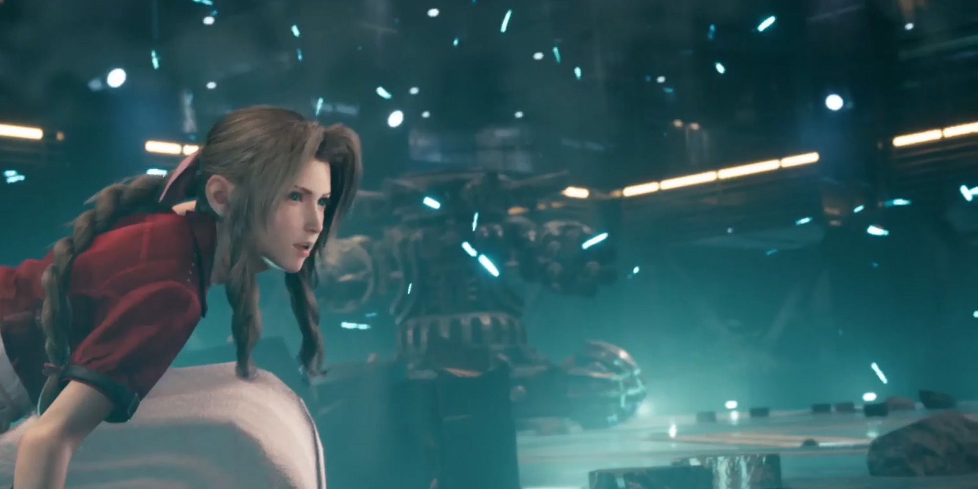 The third phase of the battle with the Arsenal in Final Fantasy VII Remake