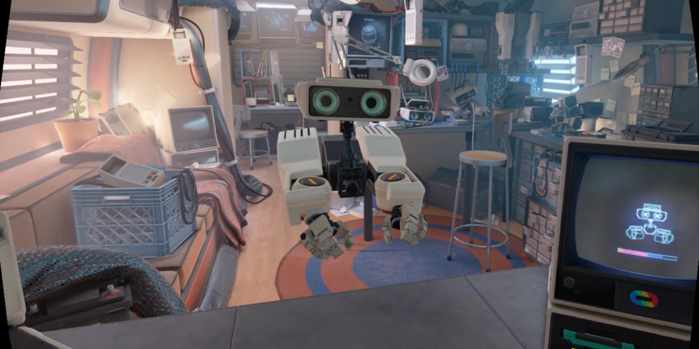 screenshot of first contact on oculus quest gameplay