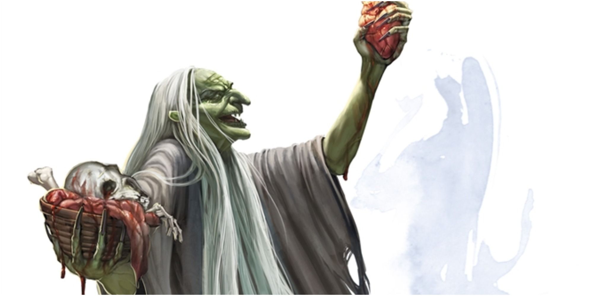 The green hag art for Dungeons & Dragons.