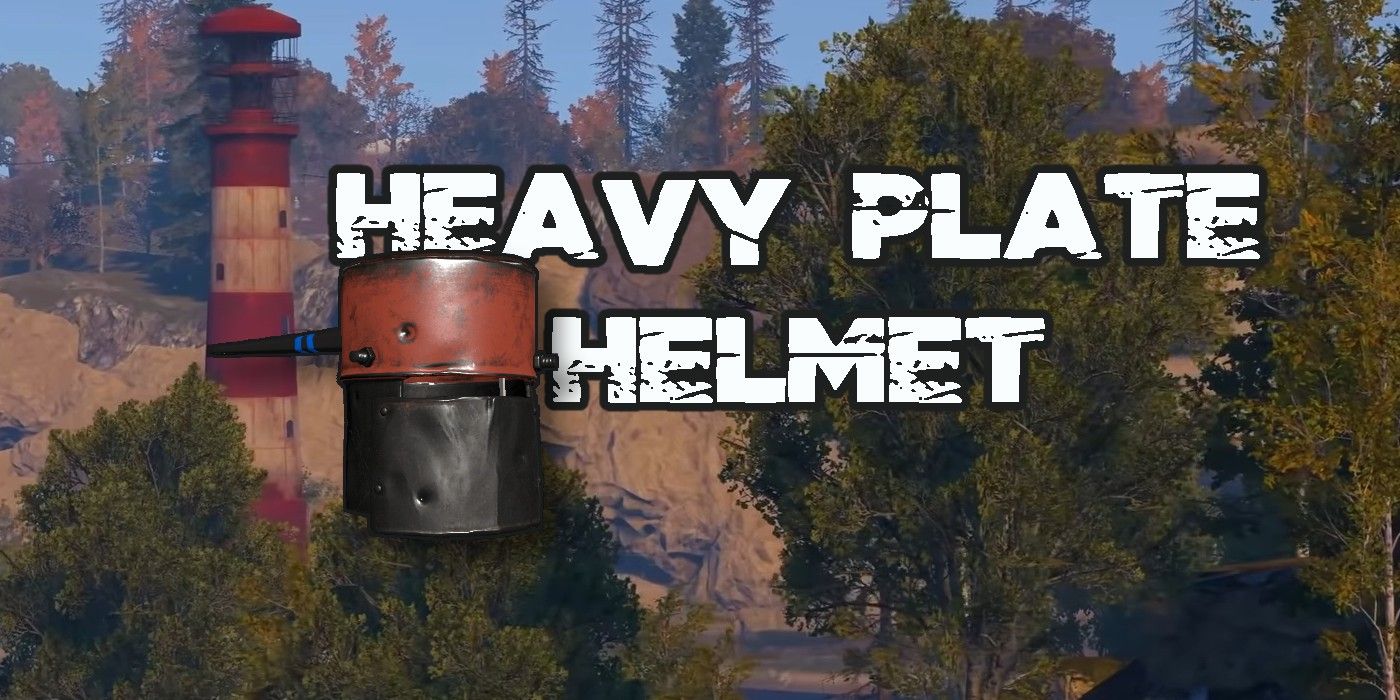 heavy plate helmet rust