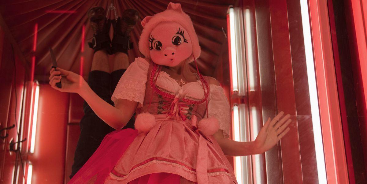 the pig outfit in Killing Eve