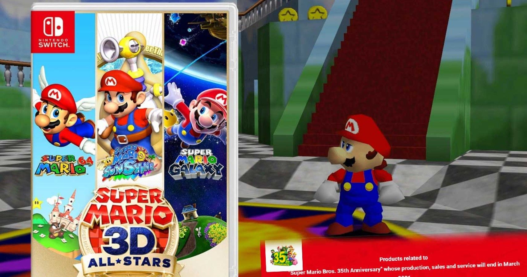 Release date for super mario 3d hot sale all stars