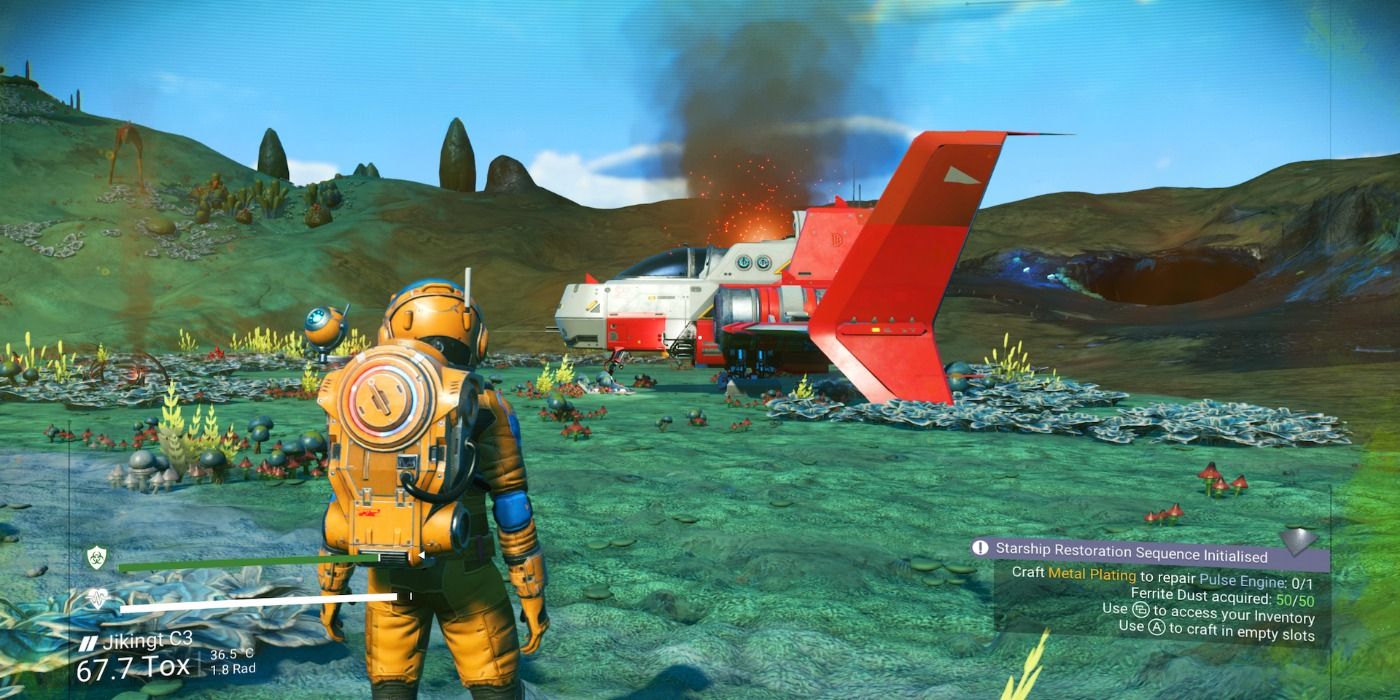 No Man's Sky: How To Fix Your Ship