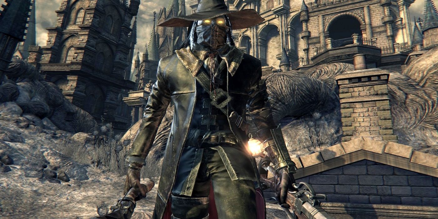 An Old Hunter in the Hunter's Nightmare in Bloodborne
