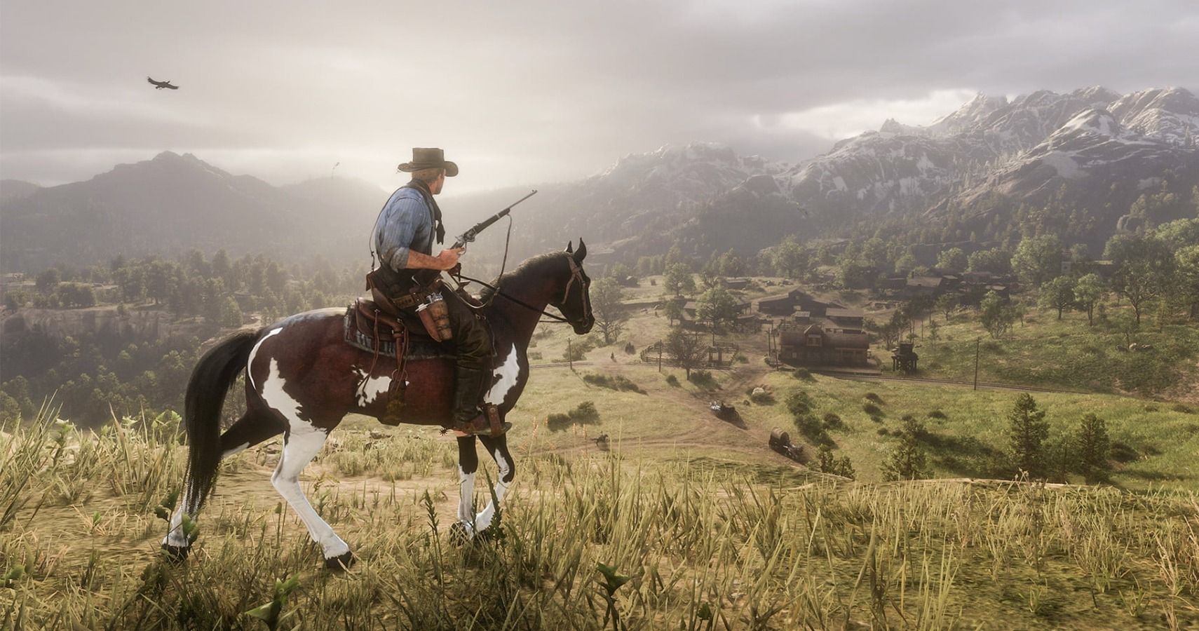 Red Dead Redemption 2 horse landscape