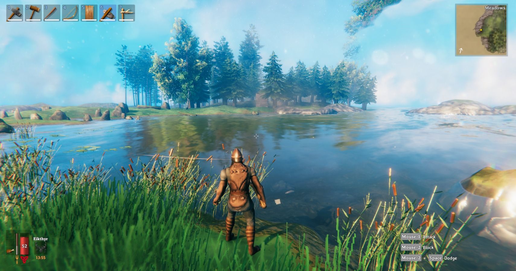 I Have Devised The Perfect Way To Cross Any River In Valheim Without A Raft