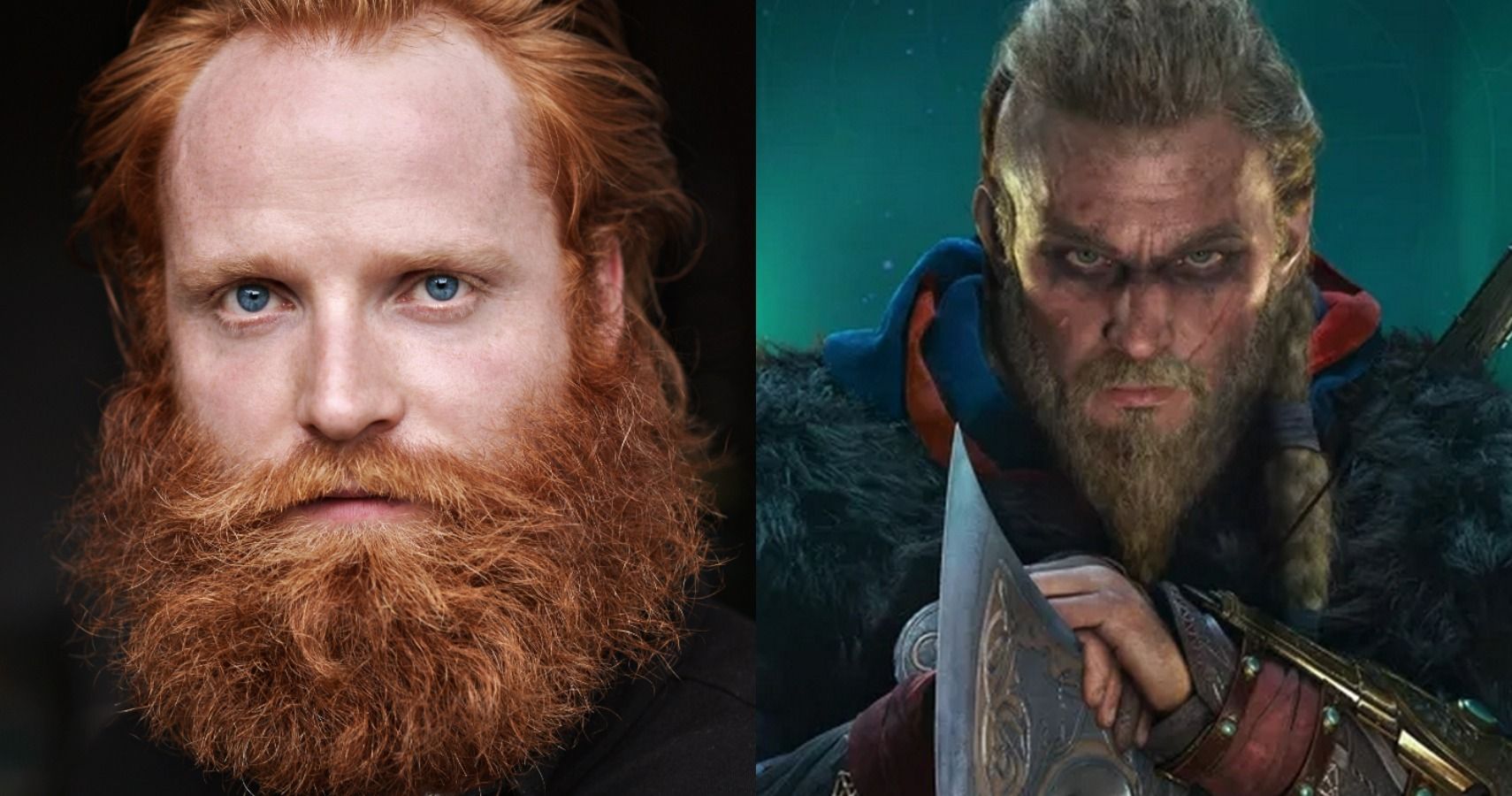 Magnus Bruun playing Cnut playing Assassin's Creed playing male