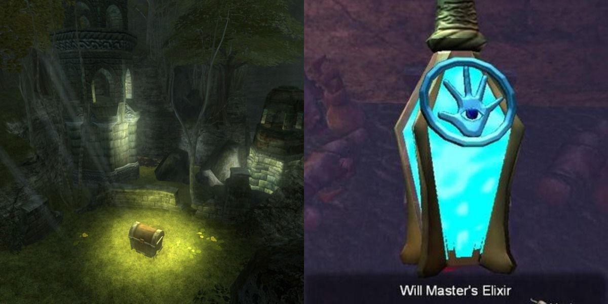 The Old Kingdom Spring Demon Door and Will Master's Elixir side by side