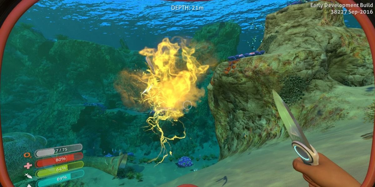 Yellow Blood in Subnautica