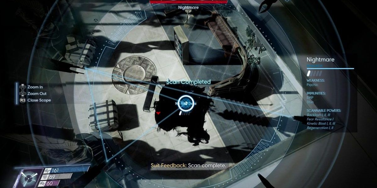 Scanning a Nightmare from a safe distance in Prey