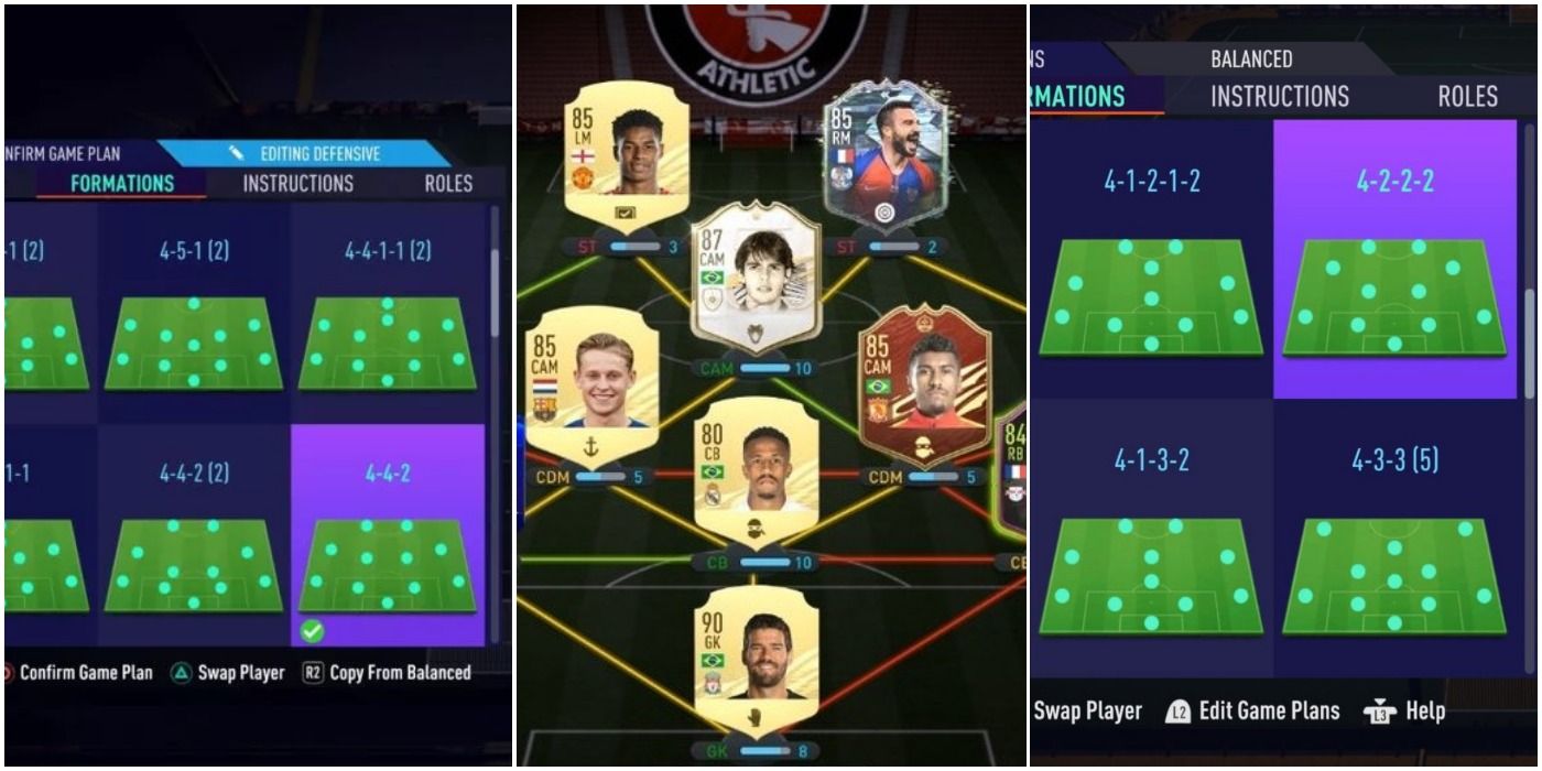 best formation fifa mobile