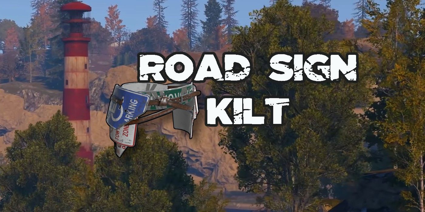 road sign kilt rust