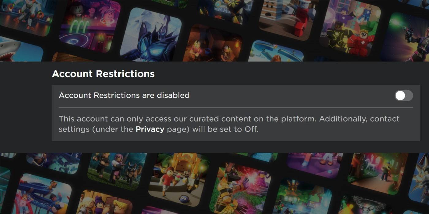 Roblox Everything You Wanted To Know About The Parental Controls - parental controls roblox account restrictions curated content Roblox Everything You Wanted To Know About The Parental Controls - roblox account restrictions curated content