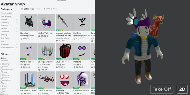 Roblox 10 Most Expensive Catalog Items - cheapest limited on roblox right now