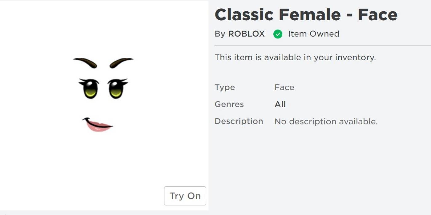 Roblox All Of The Free Faces In The Catalog - roblox female face