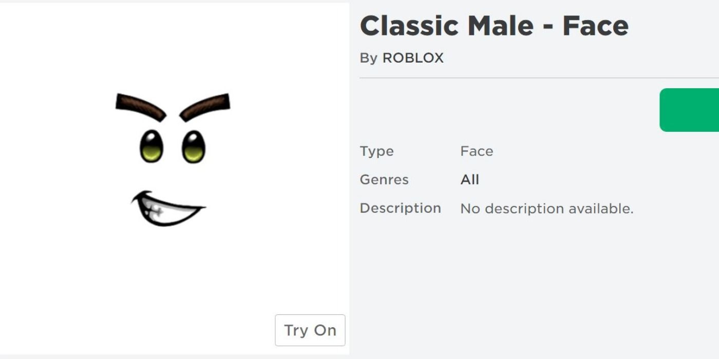 Classic Male - face in Roblox